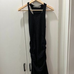 Michael Stars - Black dress with ruched sides - Medium